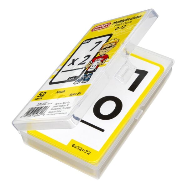 Duncan Flash Cards- Multiplication 3703FC Yellow & White, Medium