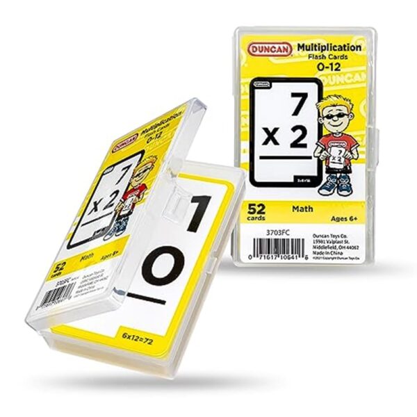 Duncan Flash Cards- Multiplication 3703FC Yellow & White, Medium - Image 6