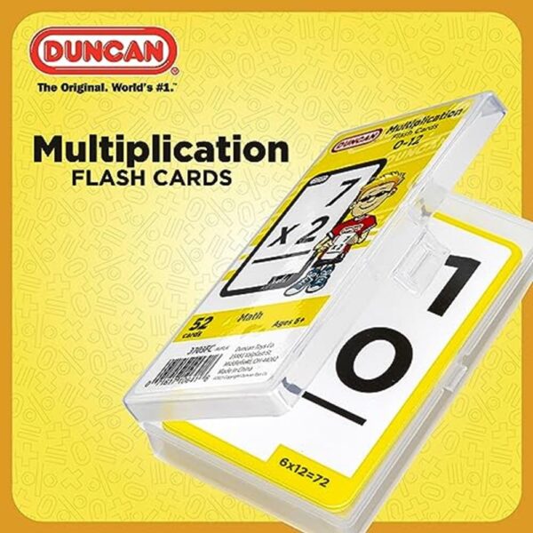 Duncan Flash Cards- Multiplication 3703FC Yellow & White, Medium - Image 5