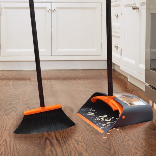 Broom and Dustpan Set with 52" Long Handle - Image 6