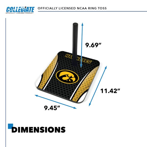 Wild Sports College Quoits Set with Direct Print HD Team Graphics – Tailgate Ring Toss Game - Image 3