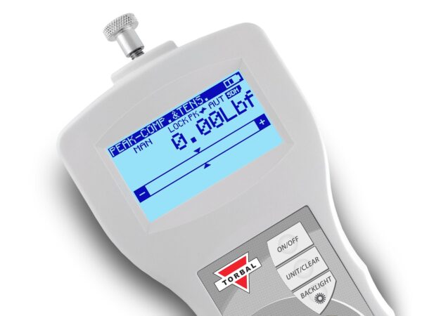 TORBAL FB200 Digital Force Gauge, 40lbf x 0.01lbf, Tension and Compression, Built-in microSD, USB, RS232, Peak and Multi Peak Detection - Image 5