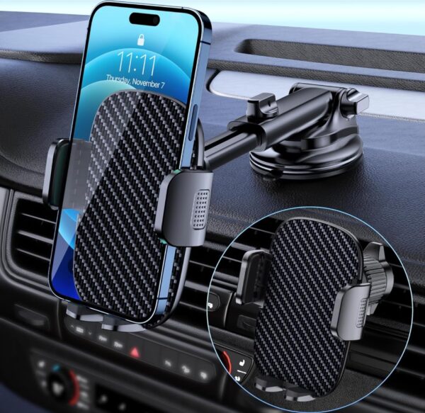 Car Phone Holder Mount Phone Mount for Car Windshield Dashboard