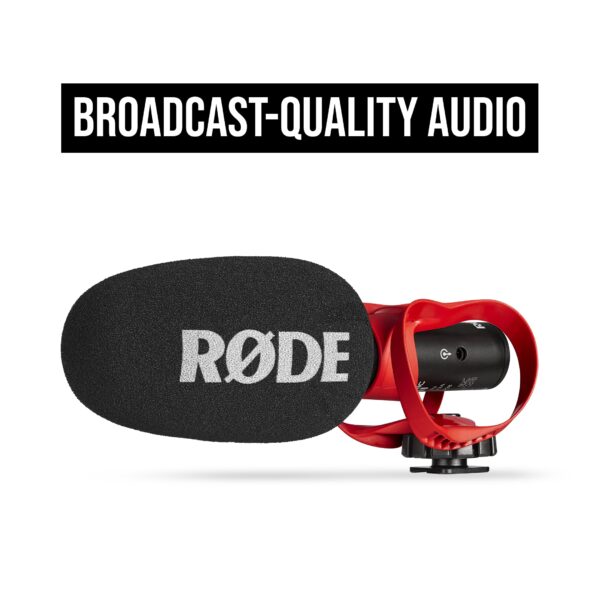 RØDE VideoMic GO II Ultra-compact On-camera Shotgun Microphone with both 3.5mm and USB Outputs for Filmmaking, Content Creation, Podcasting and Video Calls - Image 6