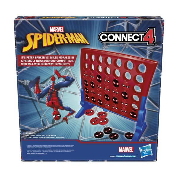 Connect 4 Marvel Spider-Man Edition, Strategy Board Game for 2 Players - Image 9