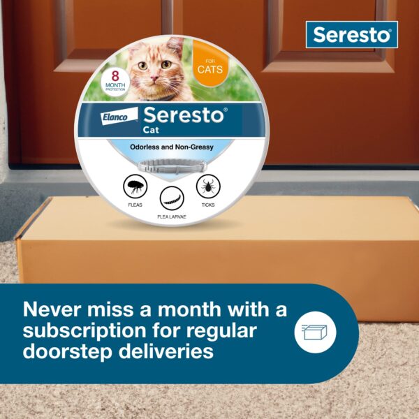 Seresto Cat Vet-Recommended Flea & Tick Treatment & Prevention Collar for Cats | 8 Months Protection - Image 3