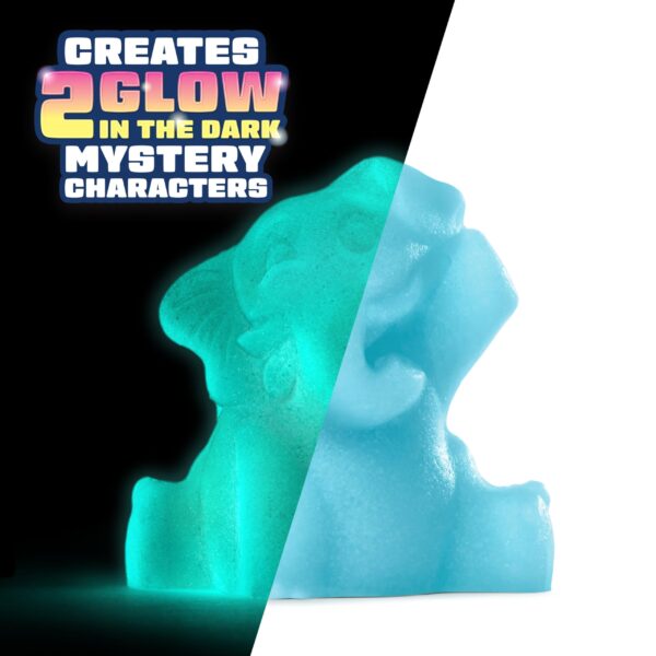 Elmer's Squishies Kids’ DIY Activity Kit, Glow in the Dark Toy Kit, Creates 2 Mystery Characters, 13-Piece Set, Ages 6+ - Image 7