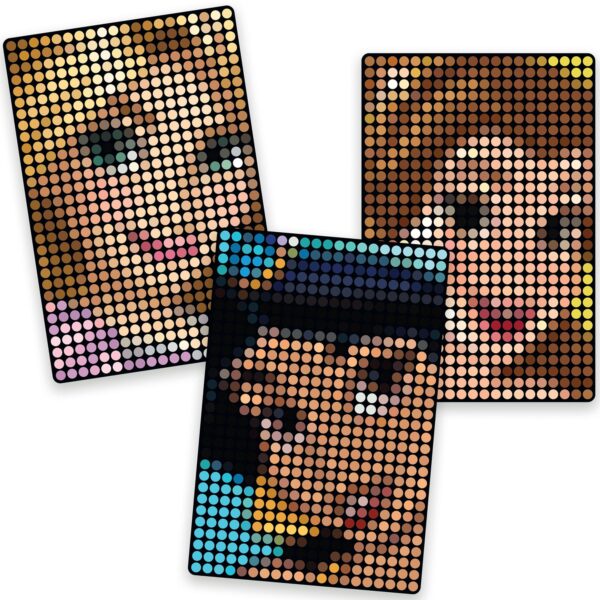 Make It Real: Disney Stamp to Reveal - Jasmine, Belle, Rapunzel Storybook & Dot Art - 1812pcs, DIY 3 Princess Dot Posters, Craft, Girls & Kids Ages 6+ - Image 3