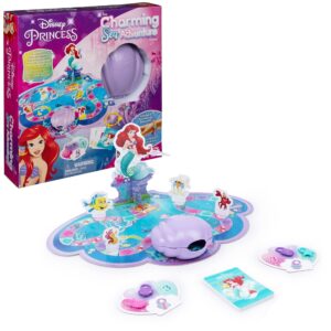 Disney Princess, Charming Sea Adventure Board Game Little Mermaid Toys Featuring Ariel & Friends