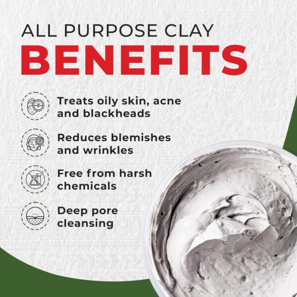 Mayan Magic Mud Powerful Deep Pore Cleansing White Kaolin Clay - Natural Face Mask Peel For Men And Women - USA Made Full Facial Skin Care - Spa Level Beauty Products That Cleanse Skin - 16 Oz - Image 6